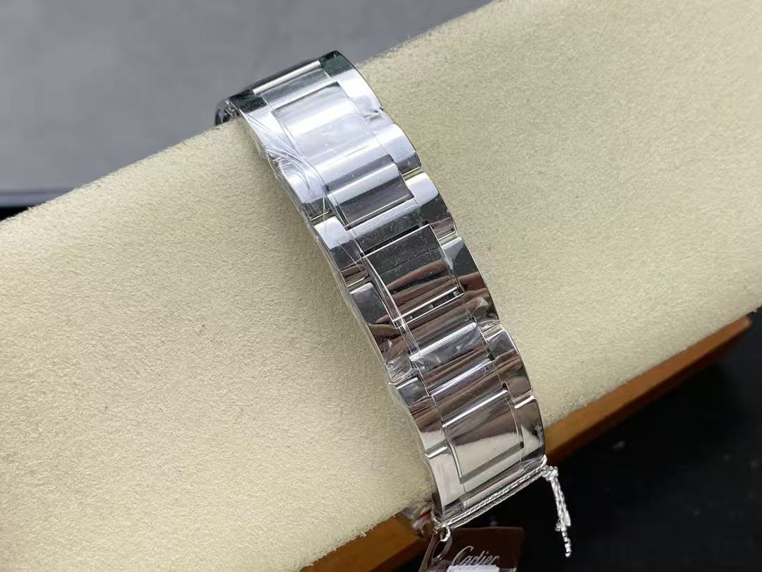 Cartier Balloon 36mm Silver Gold Stainless Steel