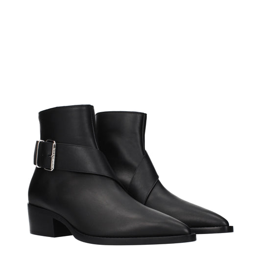 Alexander McQueen Sneakers Men Leather Black