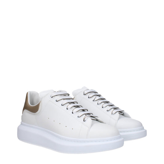 Alexander McQueen Sneakers Men Leather White/Moonstone