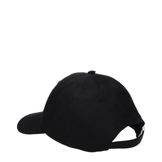 Alexander McQueen Hats Men Cotton Black