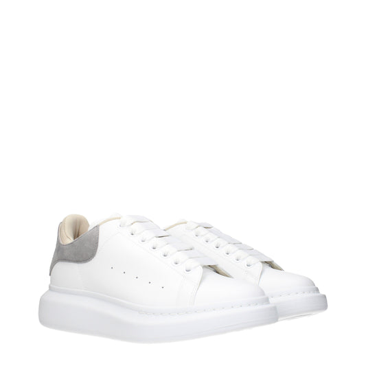 Alexander McQueen Sneakers Men Leather White/Grey