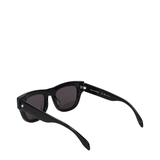 Alexander McQueen Sunglasses Men Acetate Black