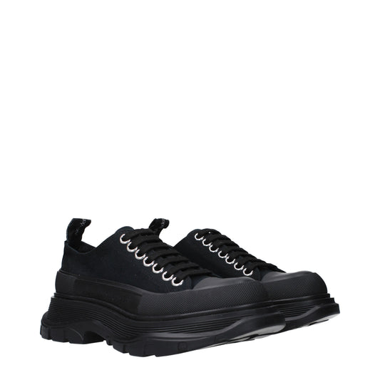 Alexander McQueen Sneakers Women Fabric Black