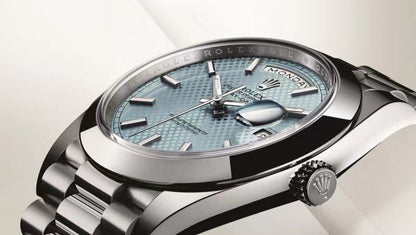 Rolex Datejust 41mm Silver Light Blue Dial