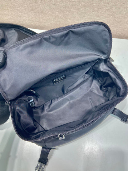 Prada Mini Messenger Bag 27cm Black Re-Nylon Leather