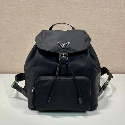 Prada 2026 Backpack 27cm Black Re-Nylon