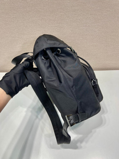 Prada 2026 Backpack 27cm Black Re-Nylon