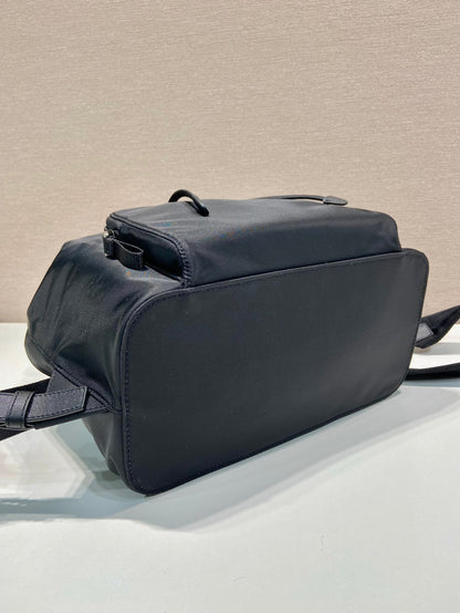 Prada 2026 Backpack 27cm Black Re-Nylon