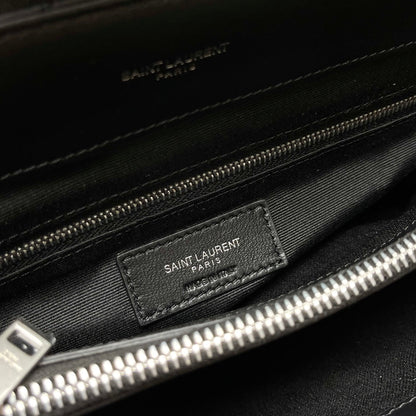 YSL Large Loulou Bag 33cm Black Lambskin SHW