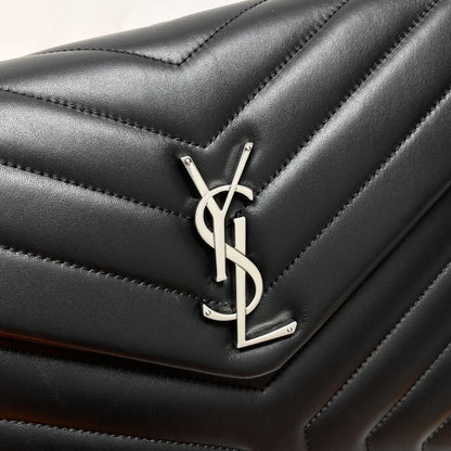 YSL Large Loulou Bag 33cm Black Lambskin SHW