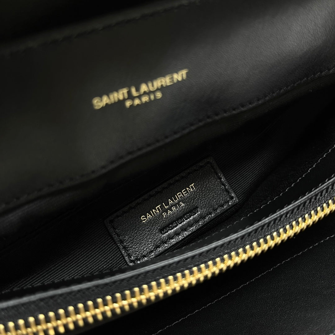 YSL Large Loulou Bag 33cm Black Lambskin GHW