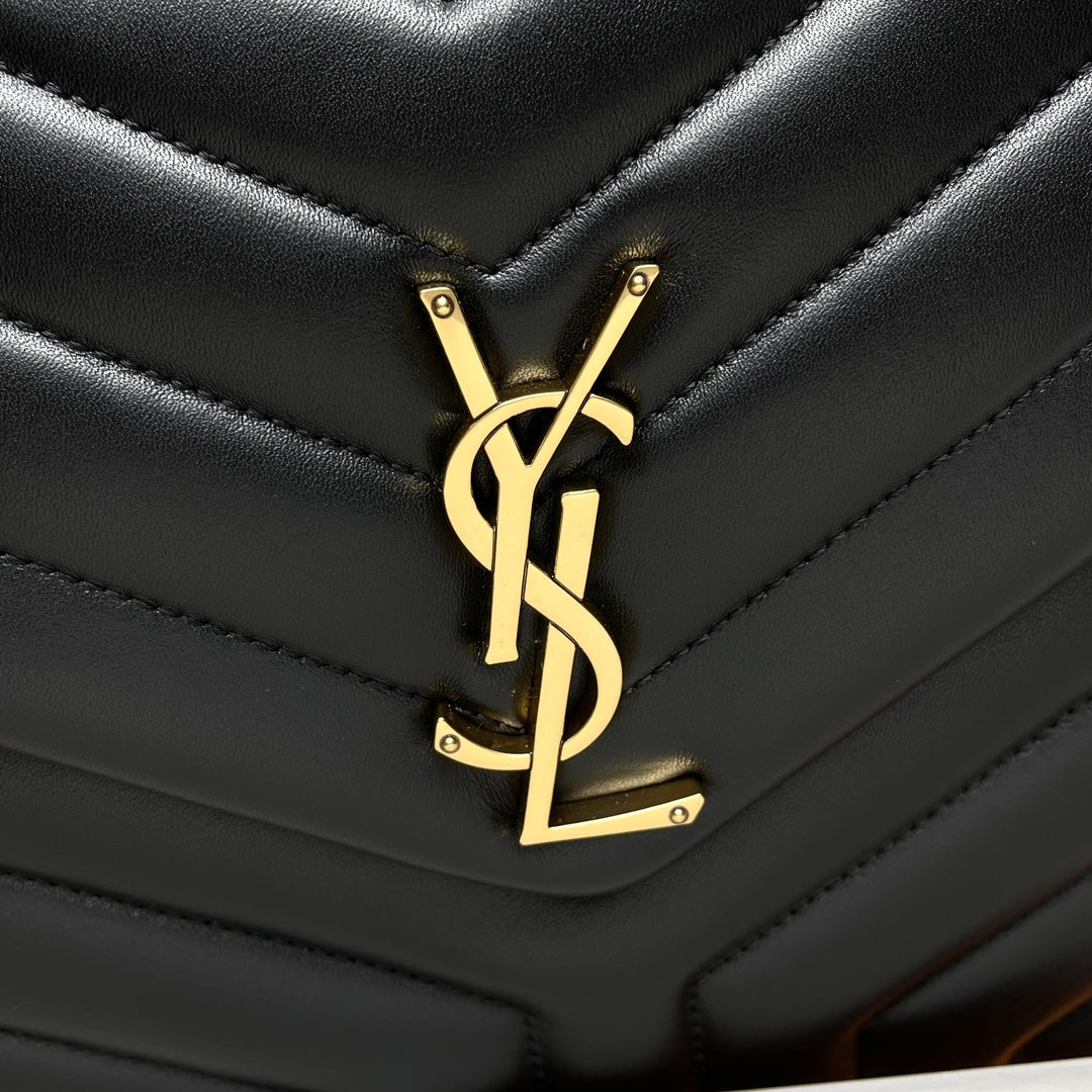 YSL Large Loulou Bag 33cm Black Lambskin GHW