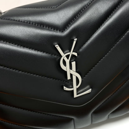 YSL Small Loulou Bag 23cm Black Lambskin SHW
