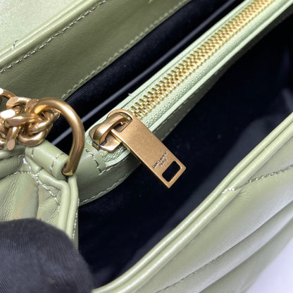 YSL Small Loulou Bag 23cm Olive Lambskin