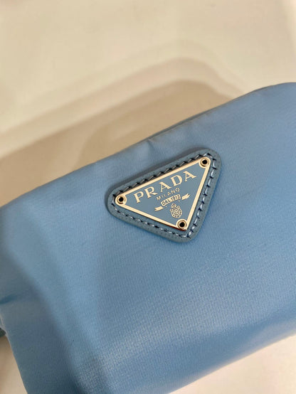 PRA CLUTCH 12 IN CERULEAN BLUE RE-NYLON