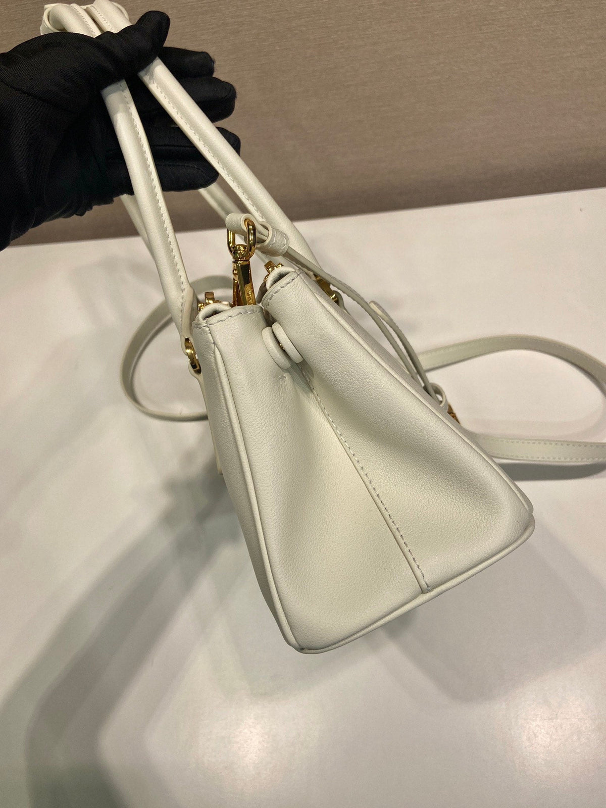 PRA New killer bag white calfskin 340497