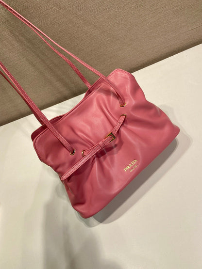 Prada Small Dada 25cm Pink Nappa Leather