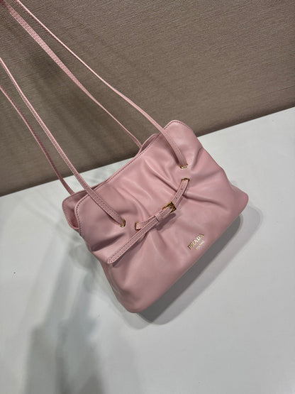 Prada Small Dada 25cm Light Pink Nappa Leather