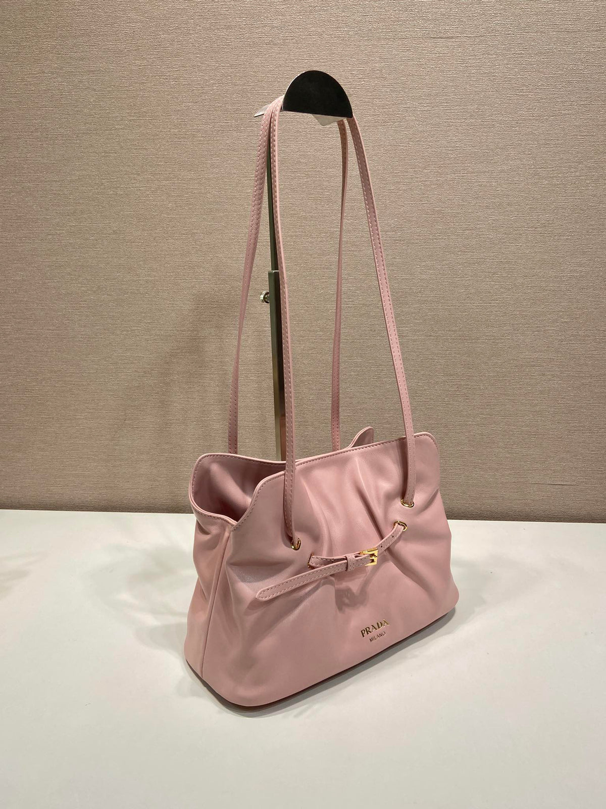 Prada Small Dada 25cm Light Pink Nappa Leather