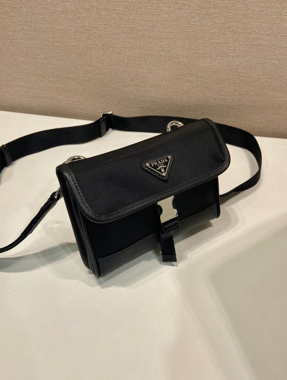 Prada 2026 Smartphone Case 18cm Black Re-Nylon