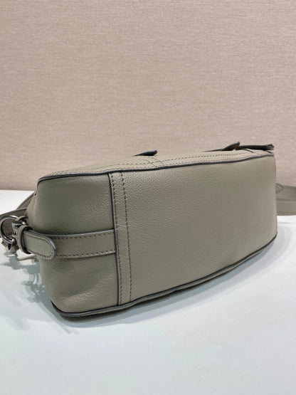 Prada Large Tote Bag 35cm Taupe Leather