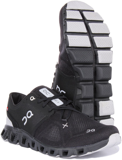 On Running Cloud X 3 In Black For Men