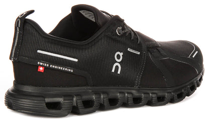 On Running Cloud 6 Waterproof In All Black For Men
