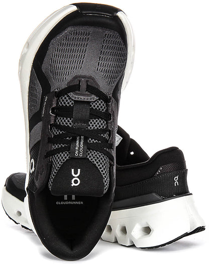 On Running Cloundrunner 2 In Black Grey For Men