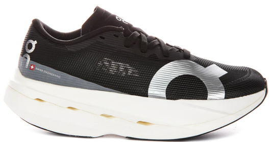 On Running Cloudboom Volt In Black White For Women