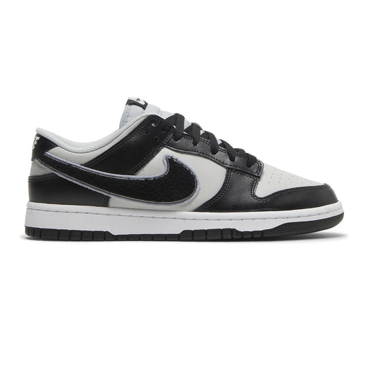 Nike Dunk Low 'Chenille Swoosh Black Grey' (2022)