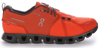 On Running Cloud 5 Waterproof In Flame For Men