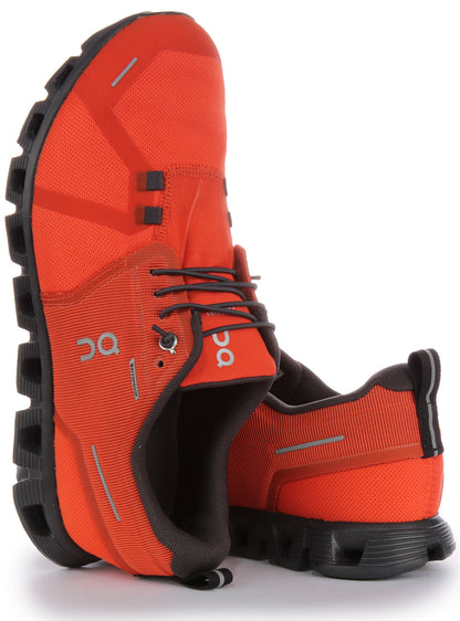 On Running Cloud 5 Waterproof In Flame For Men