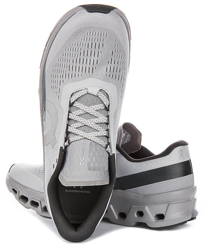 On Running Cloudmonster 1 In Grey For Men