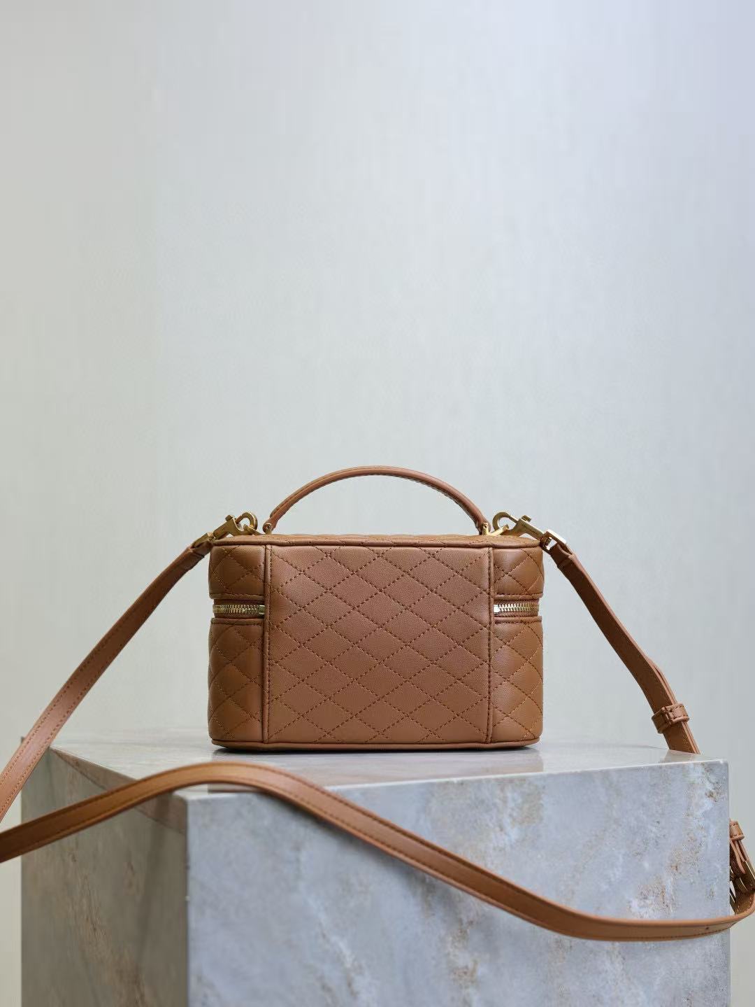 YSL Box Bag Caramel Lambskin