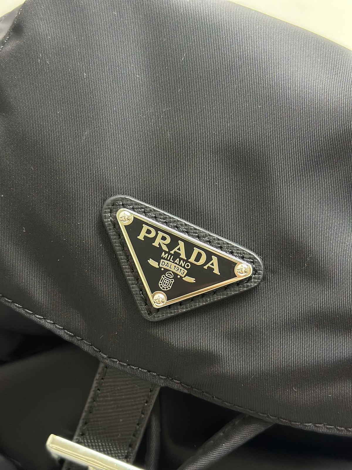 Prada 2026 Backpack 23.5cm Black Re-Nylon