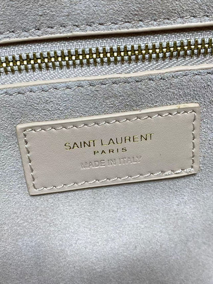 YSL Le 5 À 7 Hobo Bag 25cm Off White Cowhide