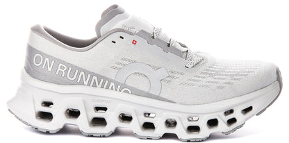 On Running Cloudmonster 3 In Light Grey For Men