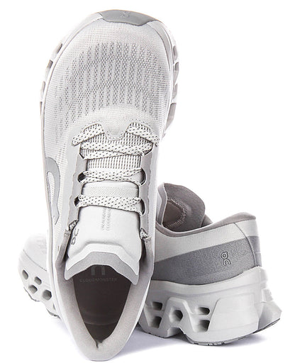 On Running Cloudmonster 3 In Light Grey For Men