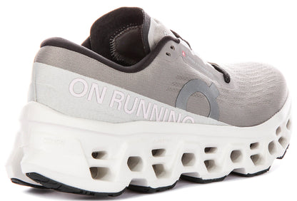 On Running Cloudmonster 3 In Light Grey For Women