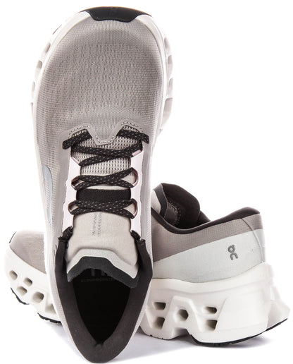 On Running Cloudmonster 3 In Light Grey For Women