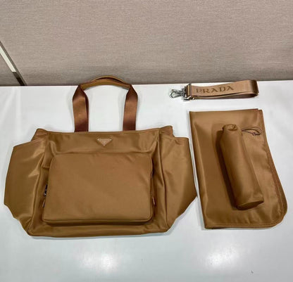 Prada Baby Bag Brown Re-Nylon