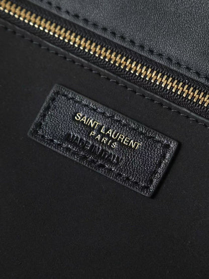 YSL Le 5 À 7 Bea Bag Coffee Suede