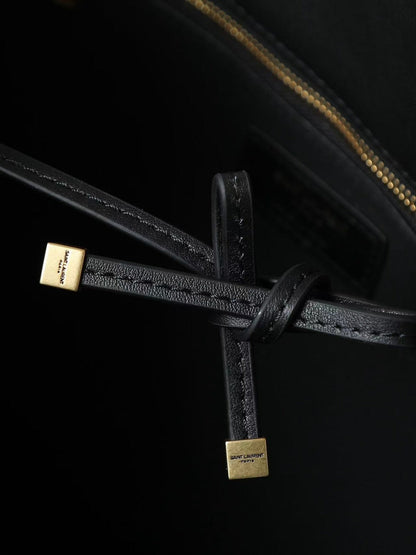 YSL Le 5 À 7 Bea Bag Coffee Suede
