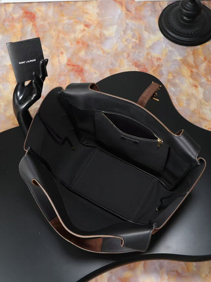 YSL Le 5 À 7 Bea Bag Coffee Suede