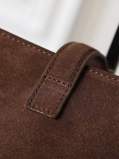 YSL Le 5 À 7 Bea Bag Coffee Suede