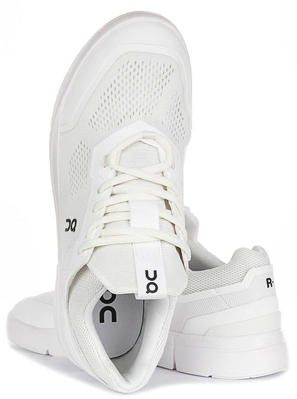 On Running The Roger Spin In White For Men