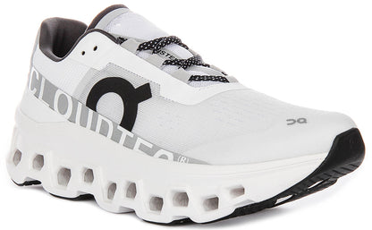On Running Cloudmonster In White Black For Men