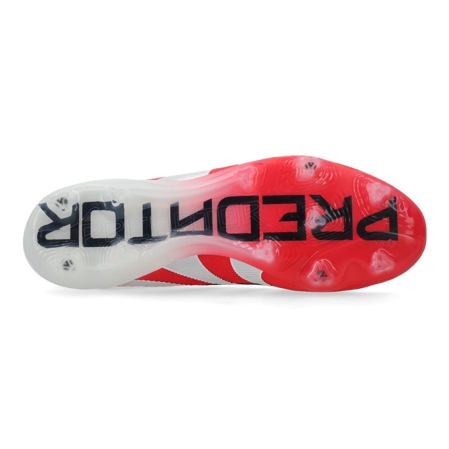 Predator Elite FG Laces Red/White