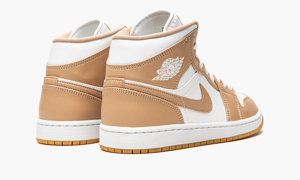 Air Jordan 1 Mid “Tan / Gum” Sneakers - Vintage Inspired