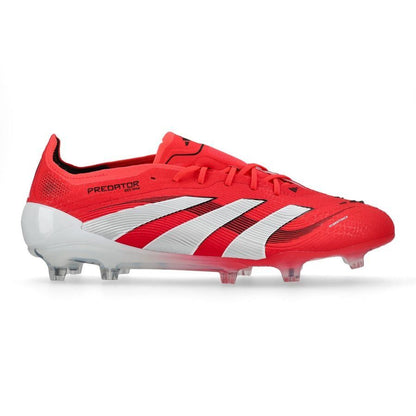 Predator Elite FG Laces Red/White